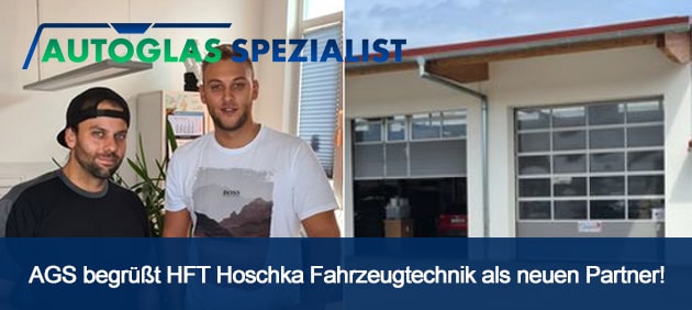 Seit August ist HFT Hoschka Fahrzeugtechnik aus Nordendorf Partnerbetrieb von AGS AUTOGLAS SPEZIALIST!