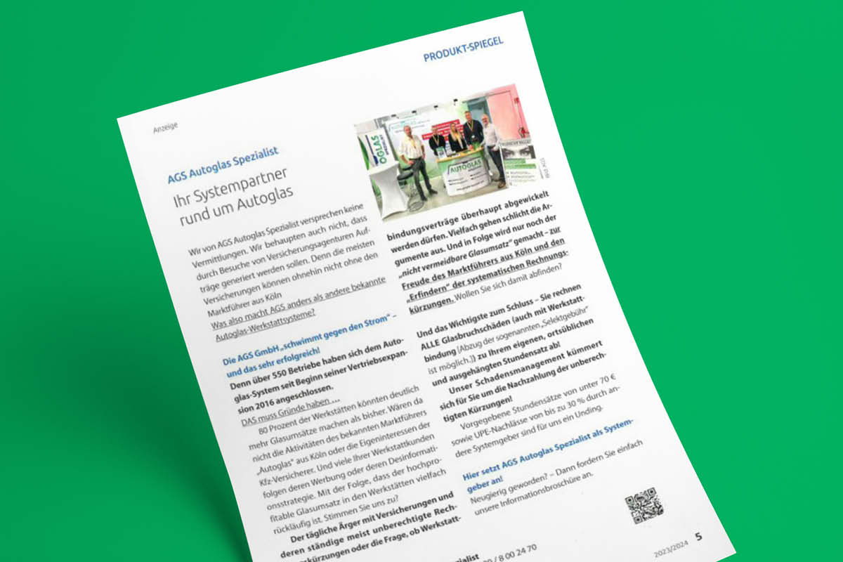 AGS Schadensmanagement in Krafthand!