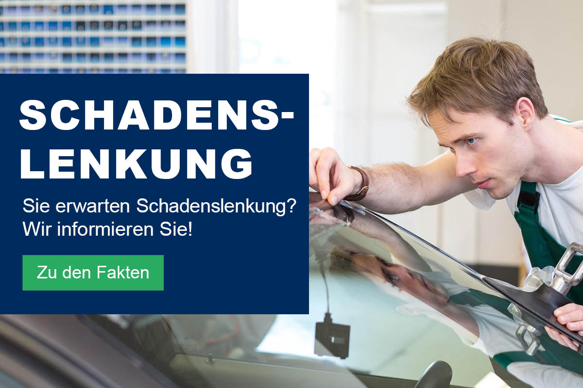 Sie erwarten Schadenlenkung? AUTOGLAS SPEZIALIST kümmert sich darum